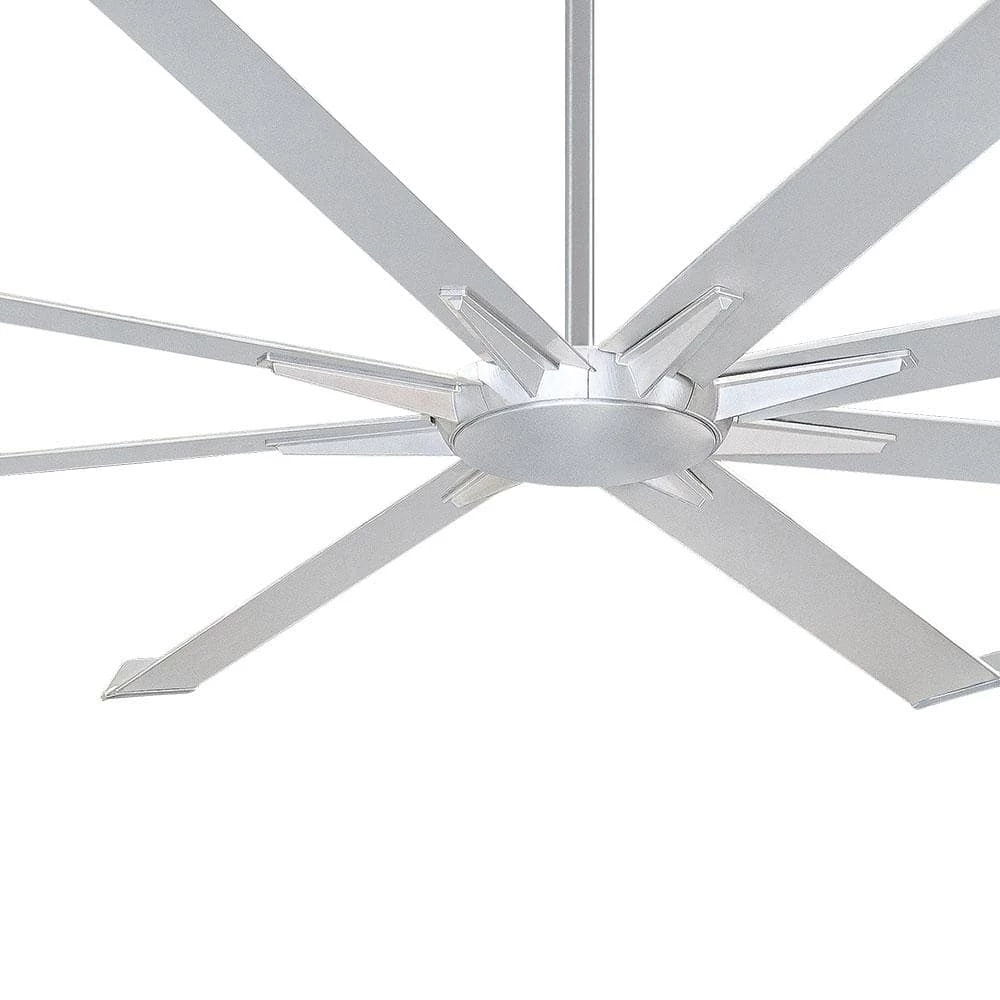 Geant 110 in. LED Indoor/Outdoor Aluminum Finish Ceiling Fan with Light and Remote Control by MINKA-AIRE - Image 3