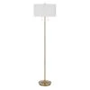 64 in. H Antique Brass Metal Floor Lamp with Pull Chain Switch by CAL Lighting