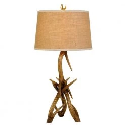 33.25 in. H Antler Resin Table Lamp by CAL Lighting