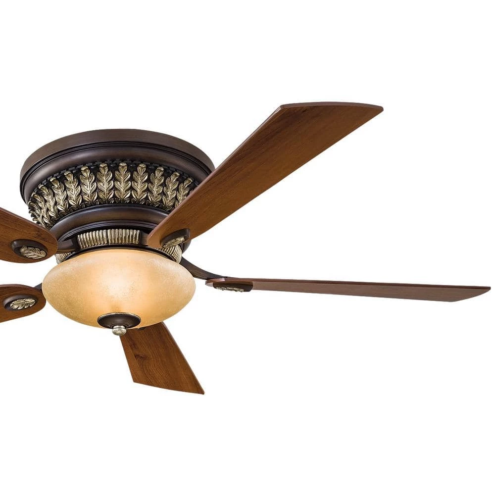 Calais 52 in. Integrated LED Indoor Belcaro Walnut Ceiling Fan with Wall Control by MINKA-AIRE - Image 2
