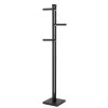 58 in. Black Metal Floor Lamp with Adjustable Light Panel by CAL Lighting