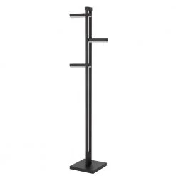 58 in. Black Metal Floor Lamp with Adjustable Light Panel by CAL Lighting