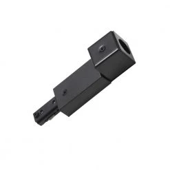 1.5 in. Black Metal Live End Connector with Conduit Fitter by CAL Lighting