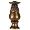2.75 in. Brown Cap Resin Lamp Finial by CAL Lighting