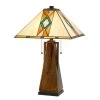 25 in. Brown Resin Indoor Table Lamp with Shade by CAL Lighting