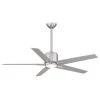 Savinci 54 in. LED Indoor Brushed Nickel Ceiling Fan with Remote by MINKA-AIRE