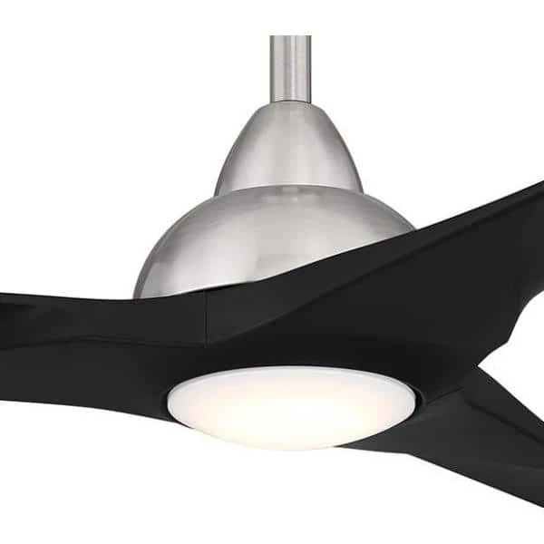 Trislander 52 in. LED Indoor Brushed Nickel Ceiling Fan with Remote by MINKA-AIRE - Image 4