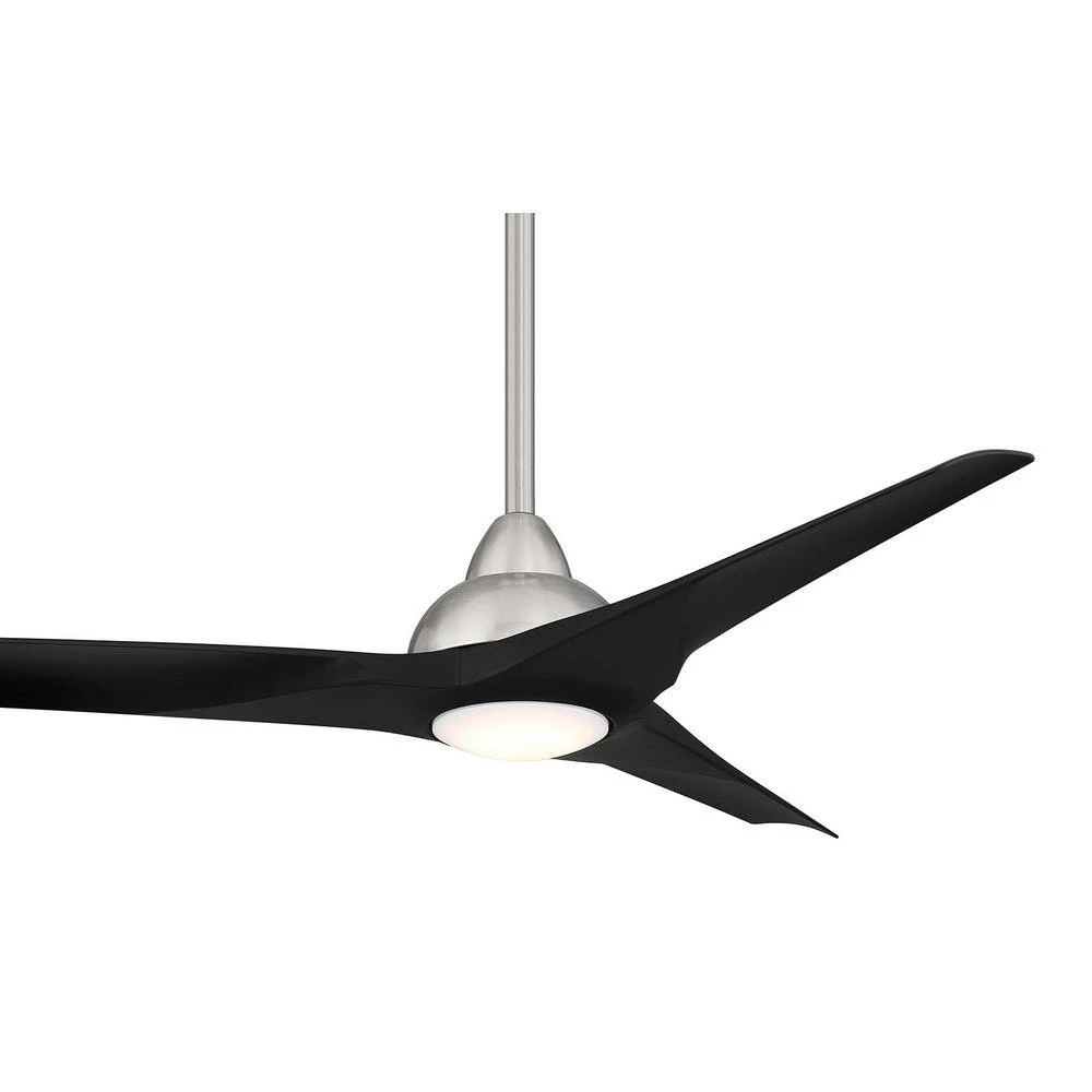 Trislander 52 in. LED Indoor Brushed Nickel Ceiling Fan with Remote by MINKA-AIRE - Image 3