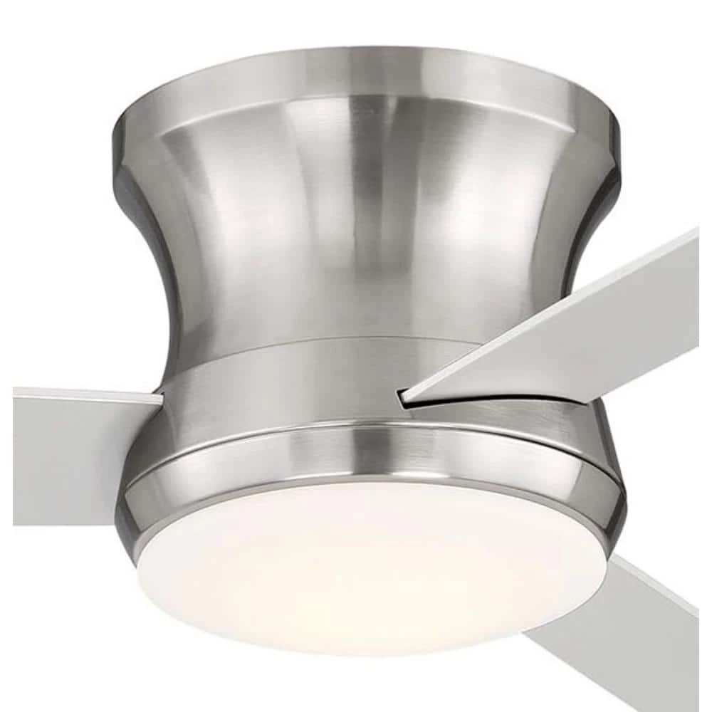 Dalecon 54 in. LED Indoor Brushed Nickel Ceiling Fan with Remote by MINKA-AIRE - Image 4