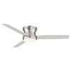 Dalecon 54 in. LED Indoor Brushed Nickel Ceiling Fan with Remote by MINKA-AIRE