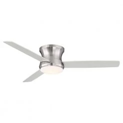 Dalecon 54 in. LED Indoor Brushed Nickel Ceiling Fan with Remote by MINKA-AIRE