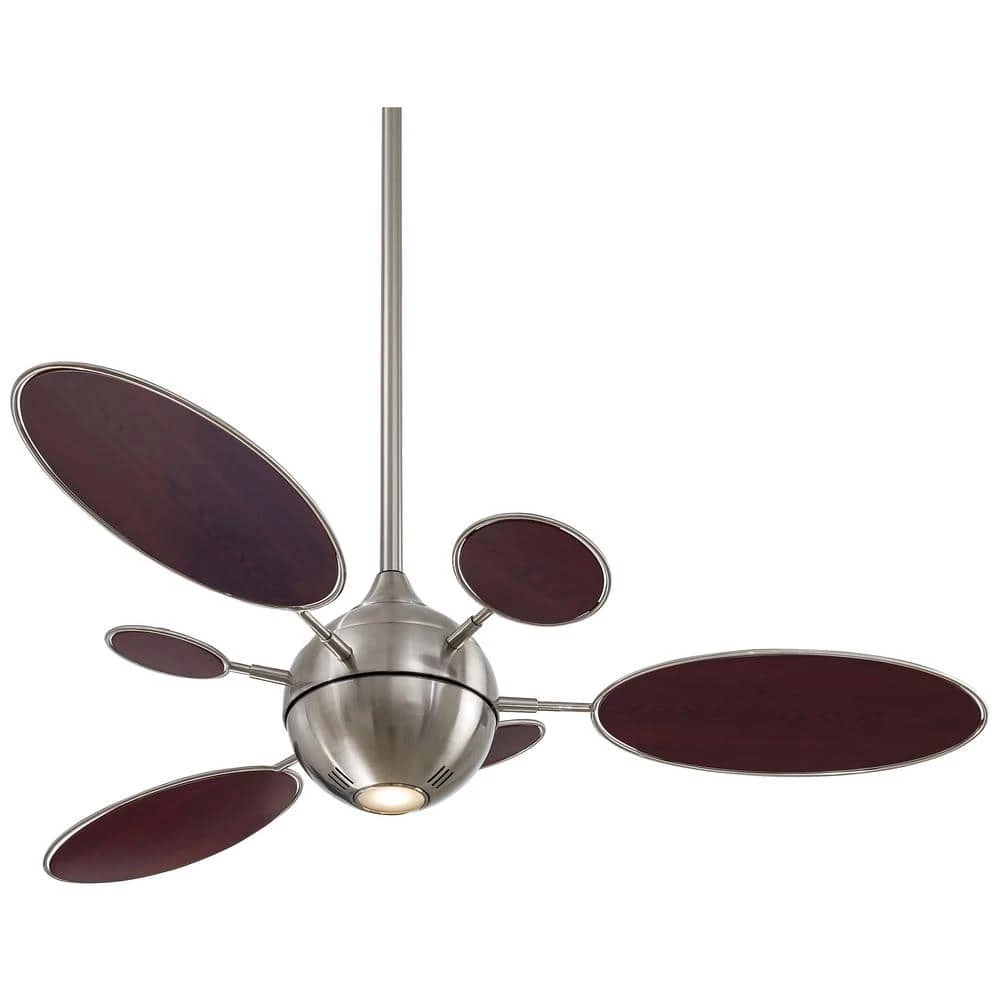 Cirque 54 in. LED Indoor Brushed Nickel Ceiling Fan with Light and Wall Control by MINKA-AIRE - Image 8