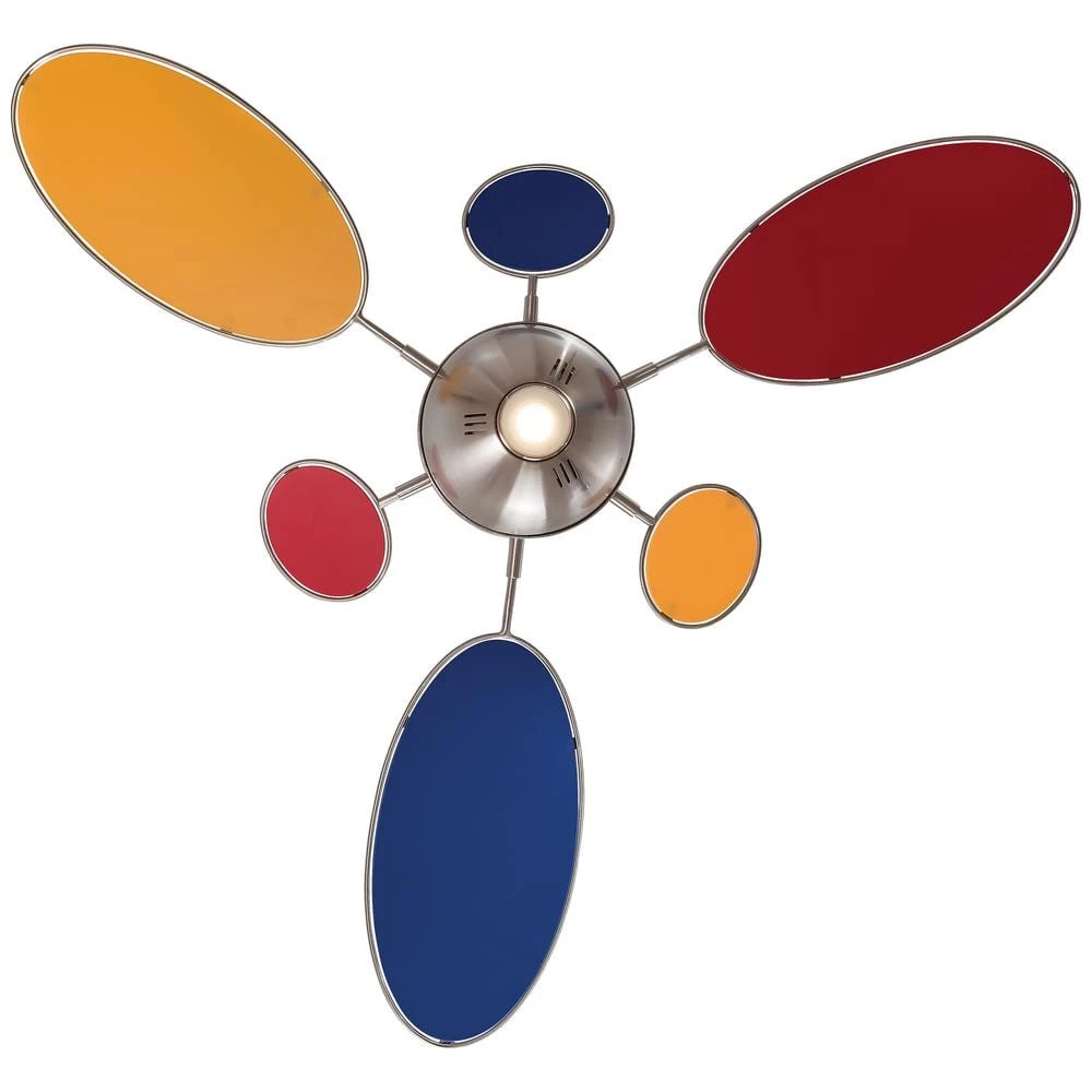 Cirque 54 in. LED Indoor Brushed Nickel Ceiling Fan with Light and Wall Control by MINKA-AIRE - Image 7