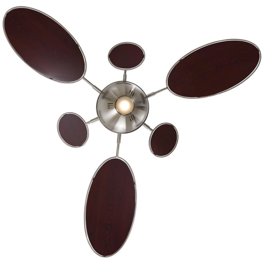 Cirque 54 in. LED Indoor Brushed Nickel Ceiling Fan with Light and Wall Control by MINKA-AIRE - Image 5