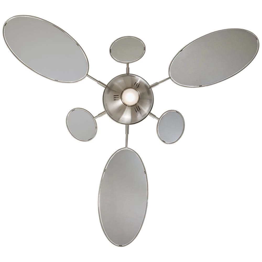 Cirque 54 in. LED Indoor Brushed Nickel Ceiling Fan with Light and Wall Control by MINKA-AIRE - Image 3