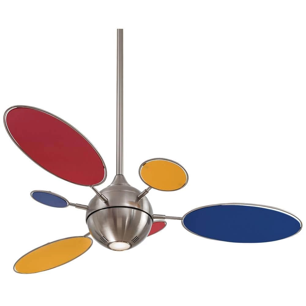 Cirque 54 in. LED Indoor Brushed Nickel Ceiling Fan with Light and Wall Control by MINKA-AIRE - Image 6