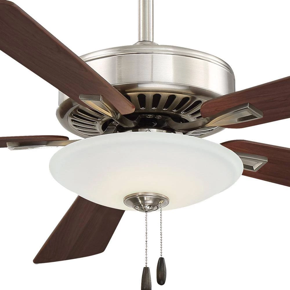 Contractor Uni-Pack 52 in. Integrated LED Indoor Brushed Nickel Ceiling Fan with Light by MINKA-AIRE - Image 3