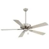 Contractor Plus 52 in. Indoor Brushed Nickel Ceiling Fan by MINKA-AIRE