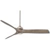 Aviation 60 in. Integrated LED Indoor Brushed Nickel and Ash Maple Ceiling Fan with Light with Remote Control by MINKA-AIRE