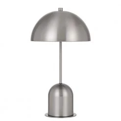 20 in. Brushed Steel Metal Accent Lamp with Shade by CAL Lighting