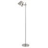 Vaduz 62.2 in. H Brushed Steel Metal Floor Lamp by CAL Lighting