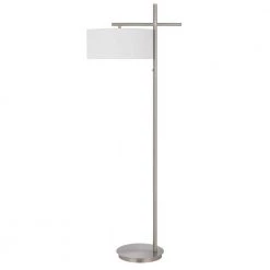 62 in. H Brushed Steel Metal Floor Lamp by CAL Lighting