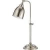 25 in. Brushed Steel Metal Adjustable Pharmacy Table Lamp by CAL Lighting