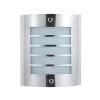10 in. x 81/2 in. in Brushed Steel PLC Wall Lamp by CAL Lighting