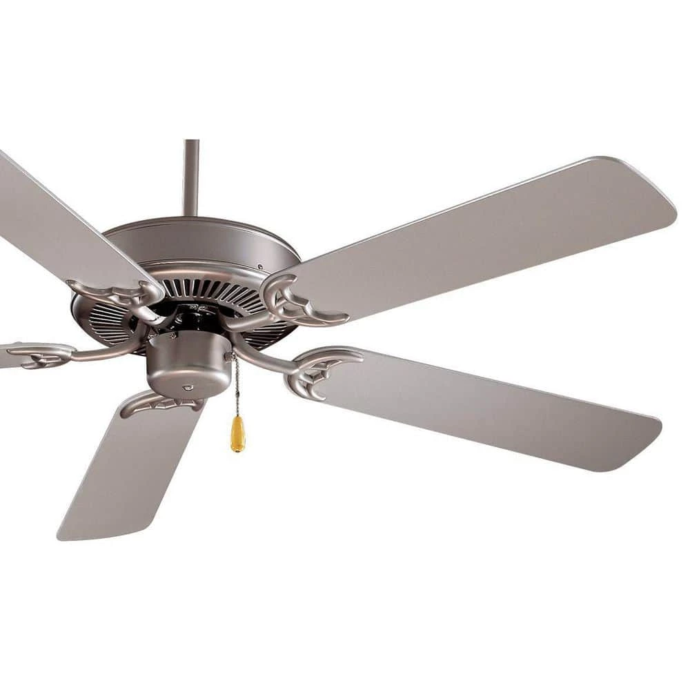 Contractor 52 in. Indoor Brushed Steel Ceiling Fan by MINKA-AIRE - Image 2