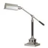 36 in. Brushed Steel Finish Metal Desk/Table Lamp with USB Port and Grounded Outlet by CAL Lighting