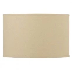 16 in. Beige Drum Hardback Fabric Shade by CAL Lighting