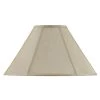 11 in. Cream Fabric Vertical Piped Coolie Shade by CAL Lighting