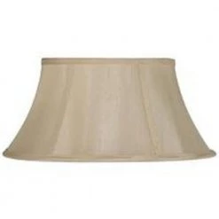 10.75 in. Cream Fabric Vertical Piped Shade by CAL Lighting