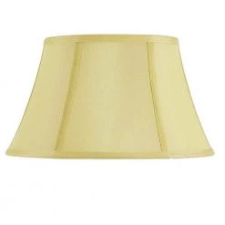 8.25 in. Cream Fabric Vertical Piped Shade by CAL Lighting