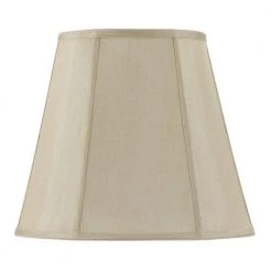 18 in. Champagne Yellow Vertical Piped Deep Empire Shade by CAL Lighting