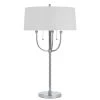 31 in. Chrome Metal Table Lamp by CAL Lighting