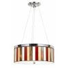 1-Light Hardwire Ceiling Mount Chrome Pendant by CAL Lighting