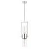 Redmond 2 -Light Chrome Metal and Glass Pendant by CAL Lighting