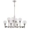 8 -Light Milbank Chrome Metal Chandelier With Shade by CAL Lighting