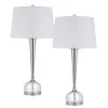 30 in. Chrome Metal Table Lamp by CAL Lighting