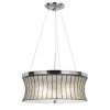 1-Light Hardwire Multi Color/Chrome Ceiling Mount Pendant by CAL Lighting