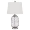 23 in. Clear Glass Table Lamp with Taper Drum Shade by CAL Lighting
