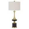 29.5 in. Clear Glass Indoor Table Lamp with Shade by CAL Lighting
