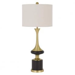 29.5 in. Clear Glass Indoor Table Lamp with Shade by CAL Lighting