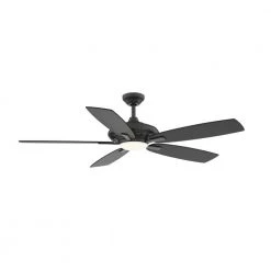 Laskintown 52 in. LED Indoor Coal Ceiling Fan with Remote by MINKA-AIRE