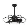 Gordon 29 in. LED Indoor Coal Black Aire-Delier Ceiling Fan with Remote by MINKA-AIRE