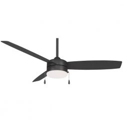 Airetor III 54 in. Integrated LED Indoor Coal Ceiling Fan with Light by MINKA-AIRE