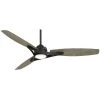 Molino 65 in. Integrated LED Indoor/Outdoor Coal Smart Ceiling Fan with Light and Remote Control by MINKA-AIRE