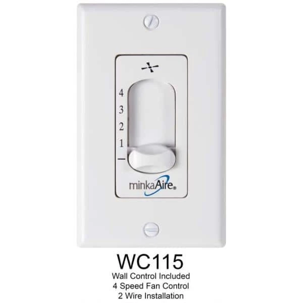 Roto XL 62 in. Indoor/Outdoor Coal Ceiling Fan with Wall Control by MINKA-AIRE - Image 3