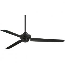 Steal 54 in. Indoor Coal Black Ceiling Fan with Wall Control by MINKA-AIRE